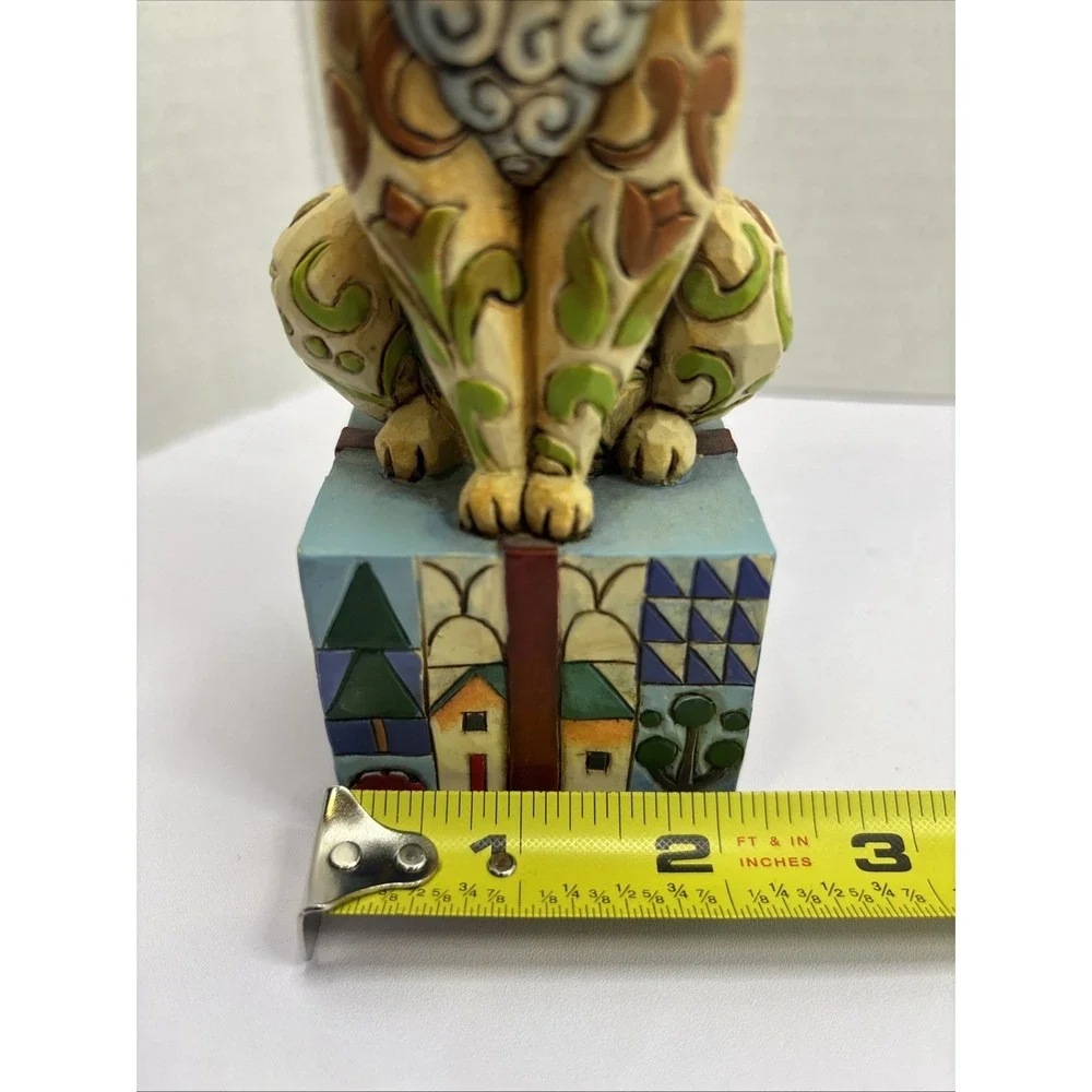 2007 Jim Shore Heartwood Creek Santa Claws Christmas Cat Figurine 4007977 7.5 In
